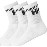 Ponožky HELLY HANSEN COTTON SPORT SOCK 3PK 001 WHITE velikost 39-41