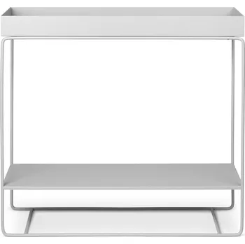 Úložný box Ferm Living, Konzolový stolek Plant Box Two-Tier světlý šedý - Formadore