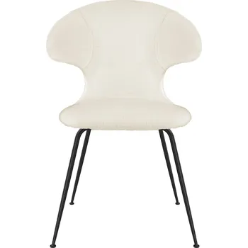 Jídelní židle Umage, Židle Time Flies Teddy na černých nožkách bílá - Formadore