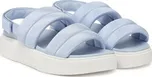 Sandály Tommy Jeans Tjw Flatform Sandal EN0EN02802 Světle modrá 38