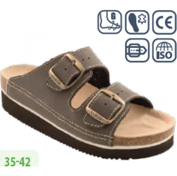 Dámská zdravotní obuv SANTÉ N/25/62/H/K/CP SLATE zdravotní pracovní obuv , --- - 41