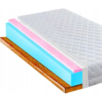 Matrace Matrace 100x200 kokos HR flexi antialergická 20cm přírodní měkká H2