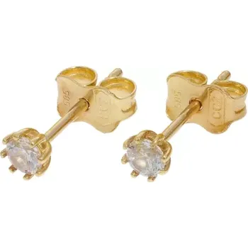 Náušnice Zlaté náušnice s malým kamínkem