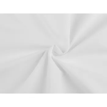 Bavlněná látka / plátno perkál šíře 300 cm, barva bílá