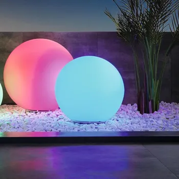 Venkovní osvětlení Eglo 55786-LED RGBW Venkovní lampa MONTEROLO-C 1xE27/9W/230V IP65 pr.30 cm+DO