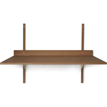 Ferm Living, Psací stůl Sector na stěnu, na stěnu, na stěnu tmavé dřevo - Formadore