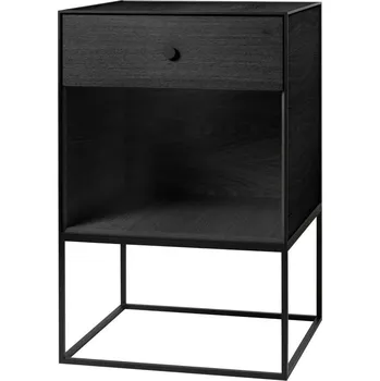 Koupelnový nábytek Audo Copenhagen, Skříňka Frame 49 na rámu se zásuvkou černý jasan - Formadore