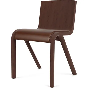 Jídelní židle Audo Copenhagen, Židle Ready Dakar 0329 kožený sedák tmavý dub - Formadore
