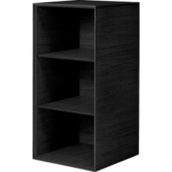 Koupelnový nábytek Audo Copenhagen, Skříňka Frame 70 se 2 policemi, se 3 policemi černá - Formadore