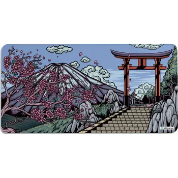 Podložka pod myš VELKÁ PODLOŽKA POD MYŠ MYŠ 120x60cm XXXL KBcustom Psací stůl Flower 43