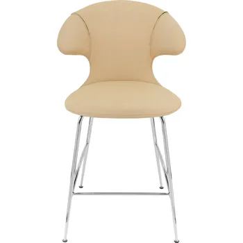 Jídelní židle Umage, Židle Time Flies na chromových nožkách 102 cm světle béžová - Formadore