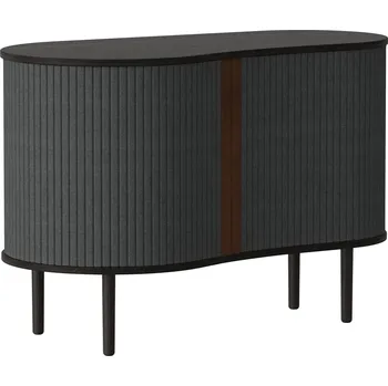 Úložný box Umage, Skříňka Audacious na černých dubových nožkách 100 cm tmavě šedá - Formadore