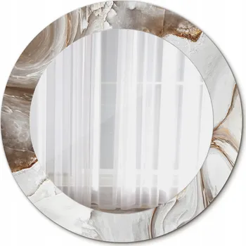 Zrcadlo Zrcadlo do koupelny v rámu Světlý mramor 60 cm