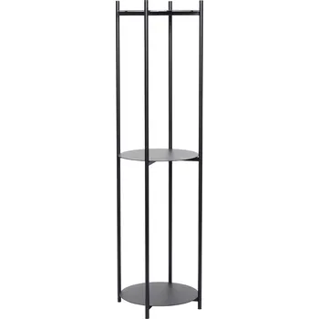 Knihovna Hübsch, Policový regál Hübsch kovový se 2 policemi, se 3 policemi černý - Formadore