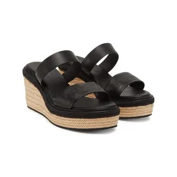 Dámské baleríny Espadrilky Calvin Klein Wedge Sandal 50 - He HW0HW02375 Černá 37