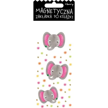 Doplněk ke knize MAGNETICKÁ ZÁLOŽKA DO KNIHY Sloni Dekorativní Skvělá Kvalita Papíru