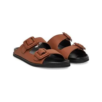 Dámské pantofle Nazouváky BOSS 50542329 Hnědá 38