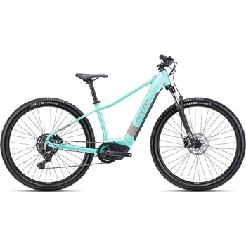 Elektrokolo CTM RUBY GX 29 - matná světletyrkysová perleť / šedá Velikost rámu: 18"