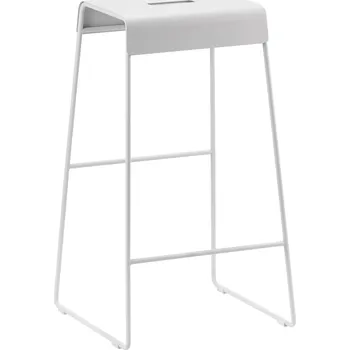 Barová židle Stolička A-Stool Grey 65 cm, šedá - ZONE DENMARK (A-Stool stolička šedá, 65 cm - ZONE DENMARK)