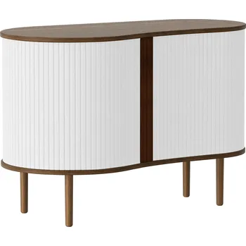 Umage, Skříňka Audacious na tmavých dubových nožkách 100 cm světle šedá - Formadore