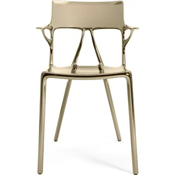 Jídelní židle Kartell, Židle A.I. pokovená bronz - Formadore
