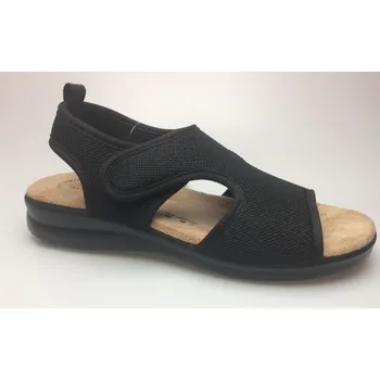 Dámská zdravotní obuv MEDISTYLE OIT-8058.17/Č sandál streč vel.36-42, černá - 40