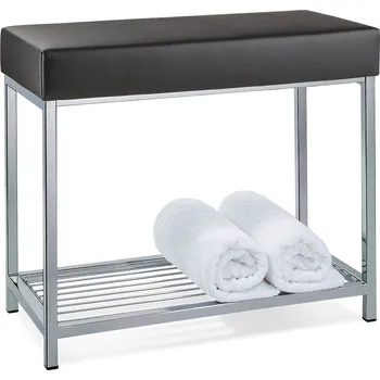 Decor Walther, Židlička Corner s policí černá - Formadore