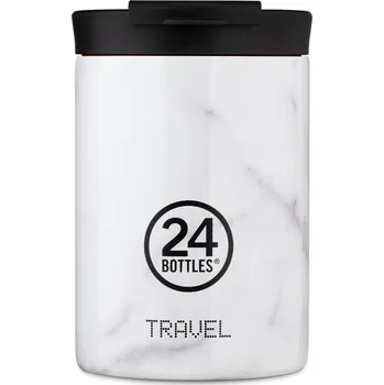 24Bottles, Termální hrnek Travel Tumbler Grand 350 ml bílý mramor - Formadore
