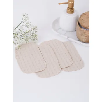 Papírový kapesník Vaflové kosmetické ubrousky (4 ks) - přírodní