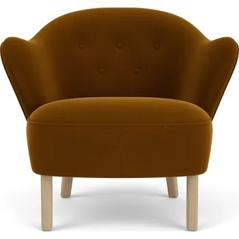 Křeslo Audo Copenhagen, Křeslo Ingeborg Grand Mohair na dubových nožkách karamelové - Formadore