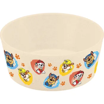 Talíř Koziol, Dětská miska Connect Organic Tlapková patrola 400 ml béžová - Formadore