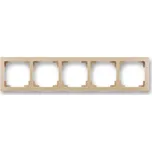 Rámeček pětinásobný ABB Swing L 3901J-A00050 C3 mocca