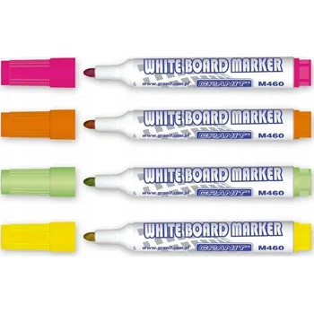 Popisovač stíratelný za sucha, vícebarevný Granit, permanentní popisovače, fixy barevné, 4 ks