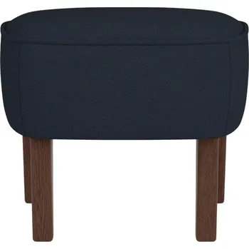 Křeslo Audo Copenhagen, Podnožka Ingeborg na tmavých dubových nožkách tmavomodrá - Formadore