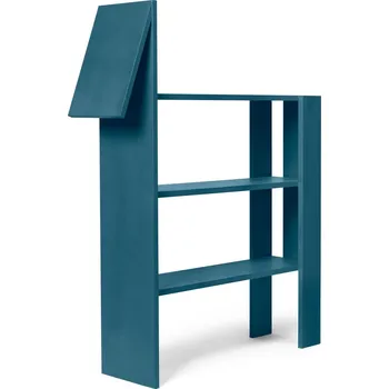 Úložný box Ferm Living, Regál na knihy Horse tmavě modrý - Formadore