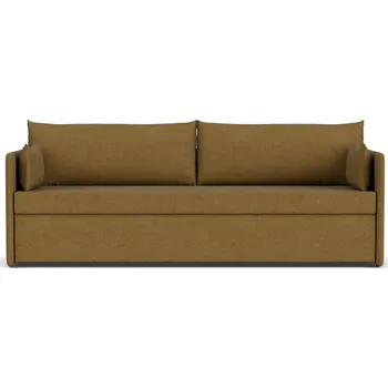 Pohovka Audo Copenhagen, Třímístná pohovka Offset Bouclé rozkládací žlutá - Formadore