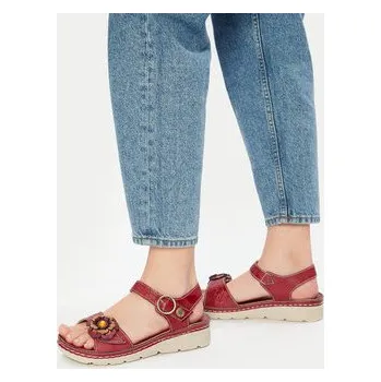 Dámské sandále Sandály Laura Vita Dorry 03 Červená 36