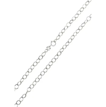 Řetízek Řetízek kolečka, 45 cm, 2,27 g, bílé Au 585