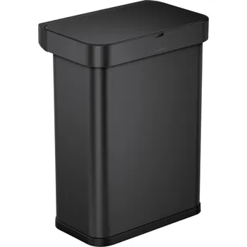 Odpadkový koš Simplehuman, Odpadkový koš se senzorem Sensor Liner Pocket 58 l černý matný - Formadore
