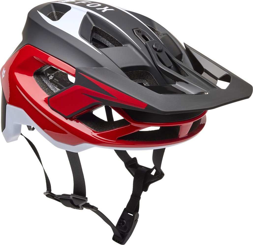 Cyklistická helma Fox Speedframe Pro Defy MIPS Fluorescent Red - M