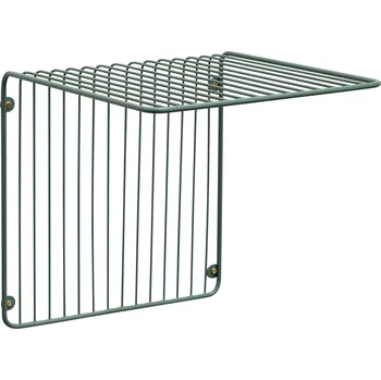 Úložný box Hübsch, Police Hübsch s příčkami zelená - Formadore