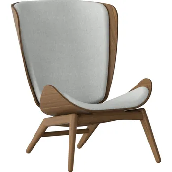 Křeslo Umage, Křeslo The Reader na tmavých dubových nožkách světle šedé - Formadore