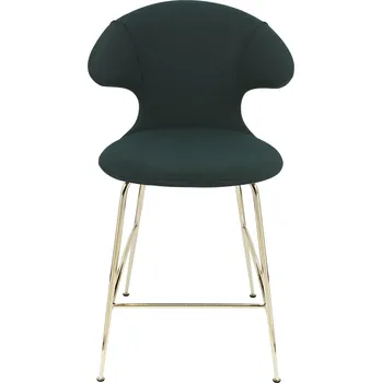 Jídelní židle Umage, Židle Time Flies na mosazných nožkách 102 cm tmavě zelená - Formadore
