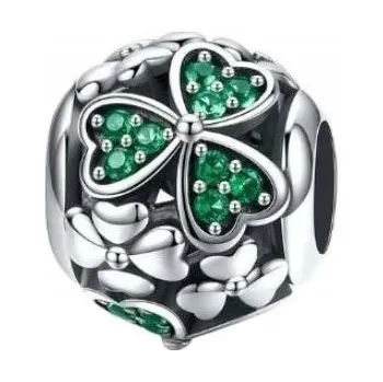 Přívěsek Přívěsek Charms jetel pro štěstí stříbro S925