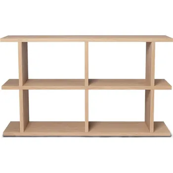 Knihovna Ferm Living, Regál na knihy Kona 122,5 x 72 cm přírodní dub - Formadore