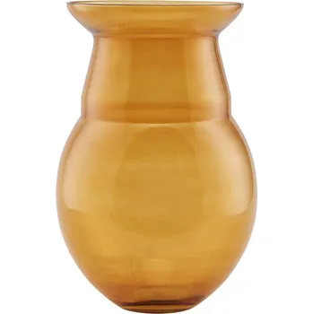 Váza House Doctor, Váza Airy 30 cm hořčičně žlutá - Formadore