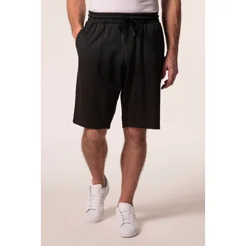 Pánské kraťasy JP1880, Plus size Teplákové bermudy JP1880, barvené, elastický pas, do 8XL pro plnoštíhlé nadměrná velikost, 838184100-1454, černý, 5XL, Plus size oblečení, Oblečení pro vysoké muže, Nadměrné velikosti, Oblečení pro plnoštíhlé.