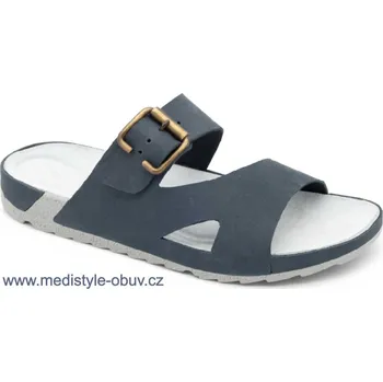 Dámská zdravotní obuv MEDISTYLE KAMIL 5K-J19/N pantofel tm. modrý, modrá - 44