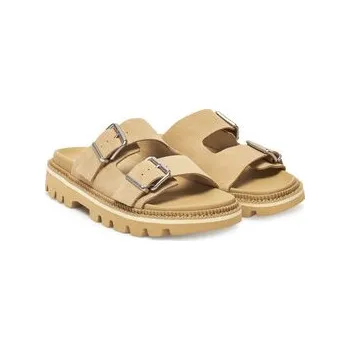 Dámská obuv Nazouváky Tommy Jeans Tjw Double Strap Sandal Suede EN0EN02797 Hnědá 37