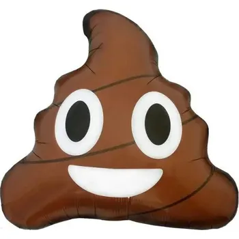 Balónek Foliový balonek Hovínko hnědé 58cm